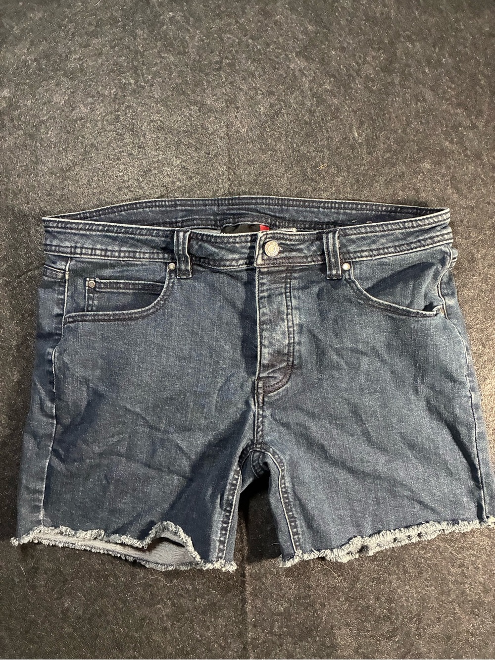 Nasty Pig Dark Blue Denim Cutoff Shorts